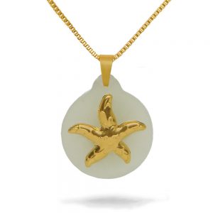 گردنبند یشم زنانه ستاره دریایی