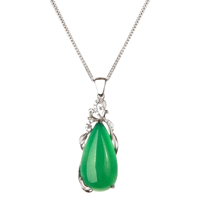 نقره و عقیق سبز