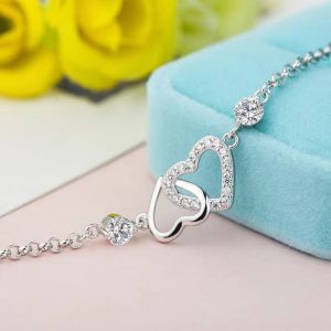 دستبند نقره زنانه ویولت