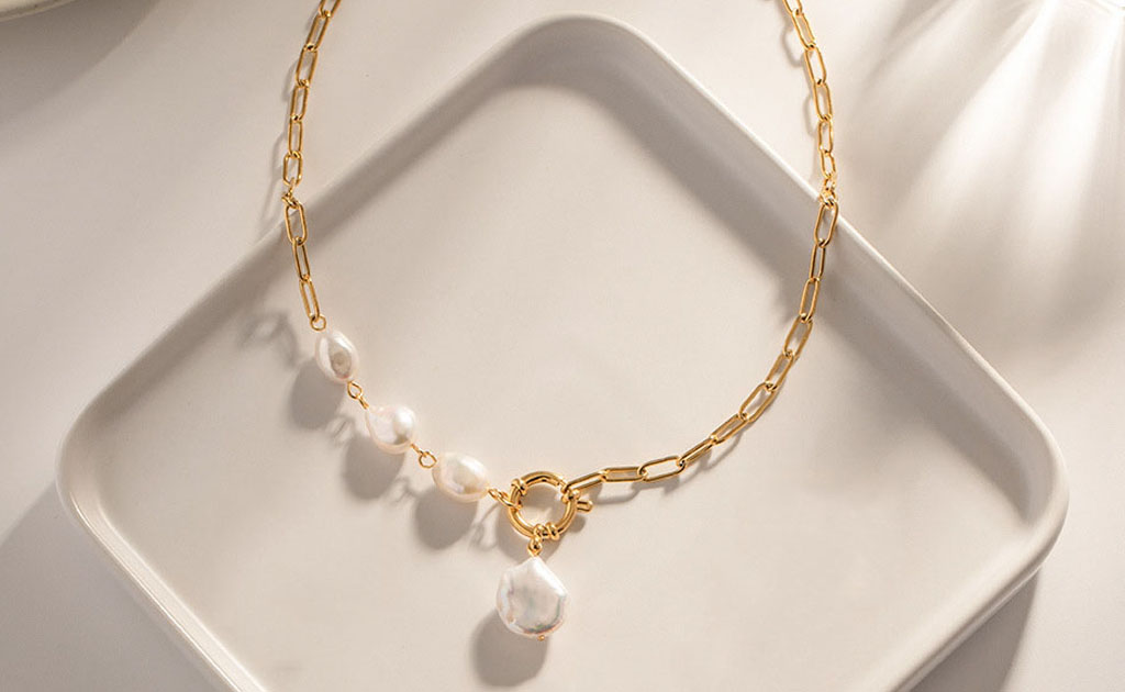 گردنبند مدل جدید مرواریدی